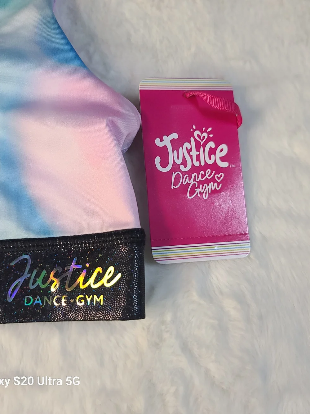 Justice Dance & Gym Pastel Tie-Dye Sports Bra